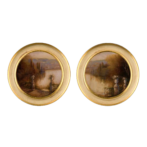 Картины "Флорентийский берег озера"