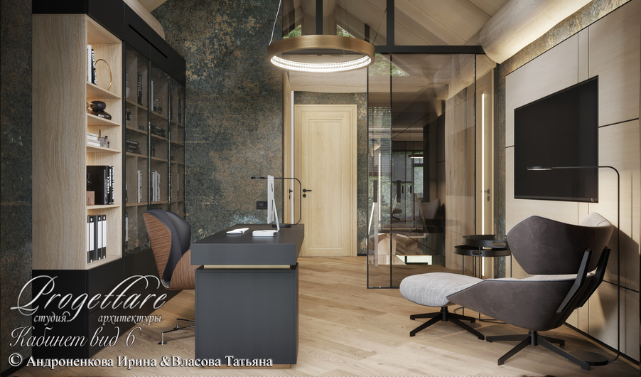 Дизайн интерьера в банном комплексе в КП "Резеденция у Озера"