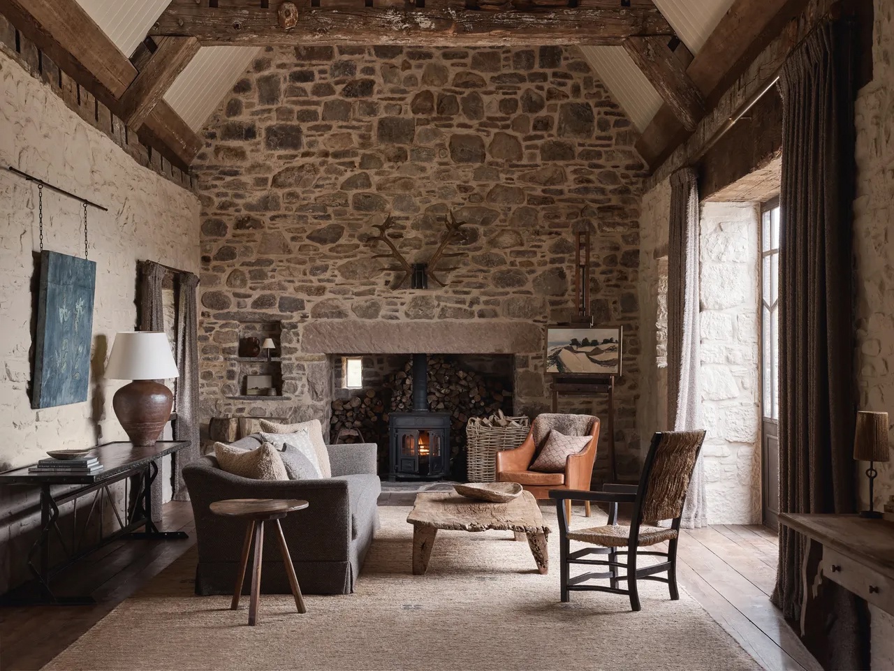 Уединенный шотландский фермерский дом