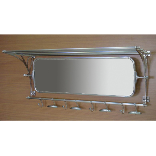 Вешалка настенная с зеркалом