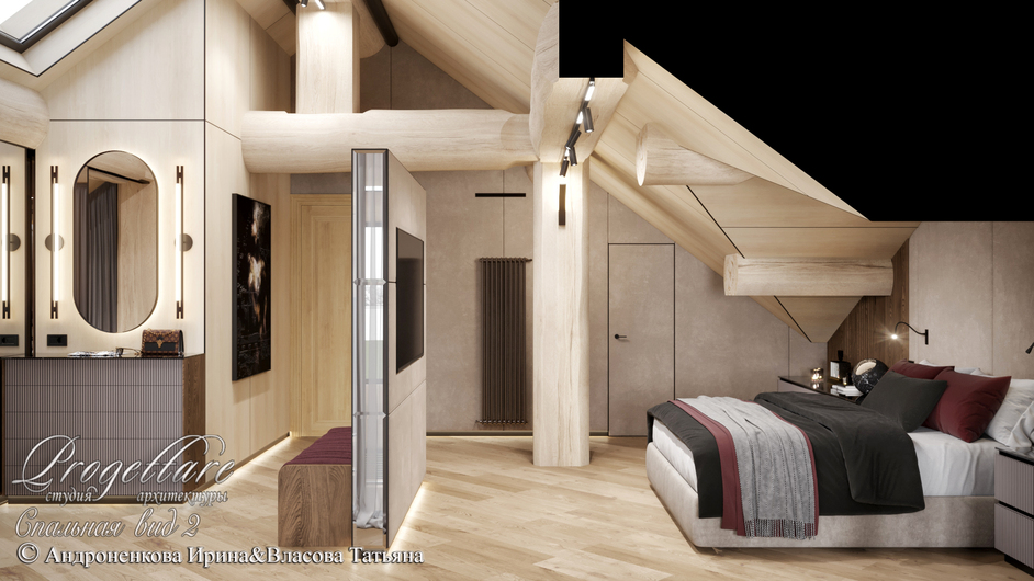 Дизайн интерьера в банном комплексе в КП "Резеденция у Озера"