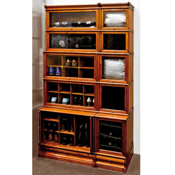 Книжный стеллаж-шкаф для хранения