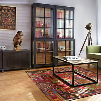 Книжная витрина в стиле лофт