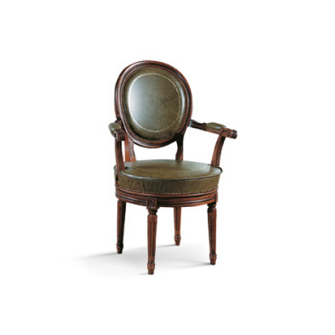 Кресло с деревянным каркасом "Верона" на ножках