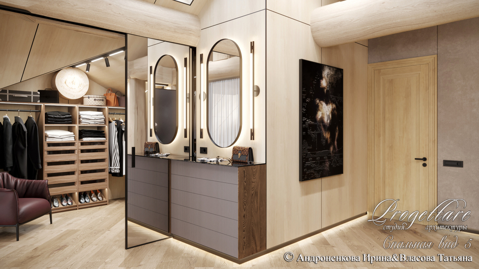 Дизайн интерьера в банном комплексе в КП "Резеденция у Озера"