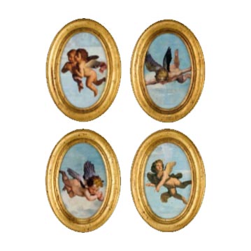 Картина "Ангелы в облаках"