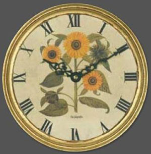 Часы "Подсолнухи"