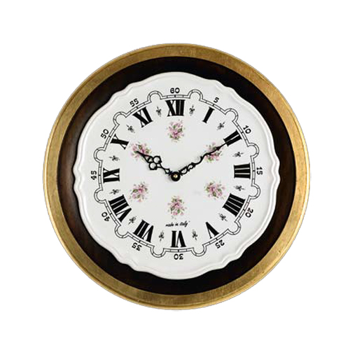 Часы с цветочным узором