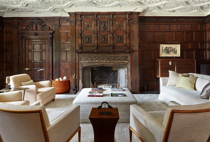 Интерьер дома в английской усадебной манере 