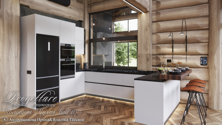 Дизайн интерьера в банном комплексе в КП "Резеденция у Озера"