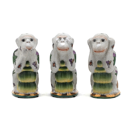 Статуэтка три обезьянки