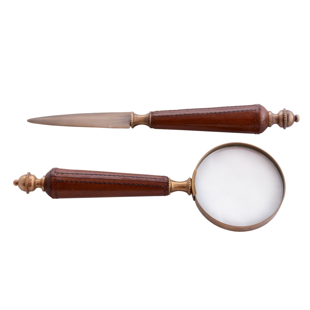 Набор - лупа и нож для бумаг