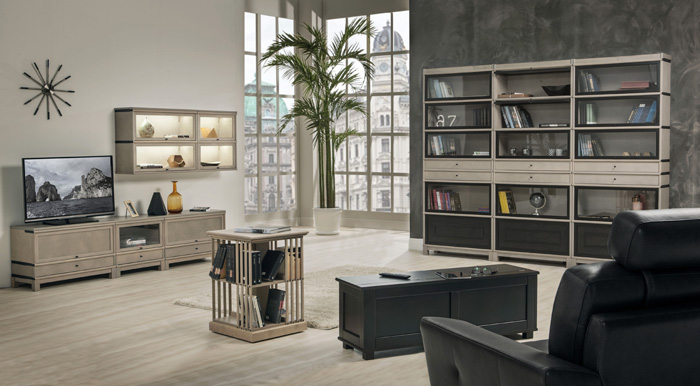 Элегантная гостиная из коллекции финской мебели Boknas