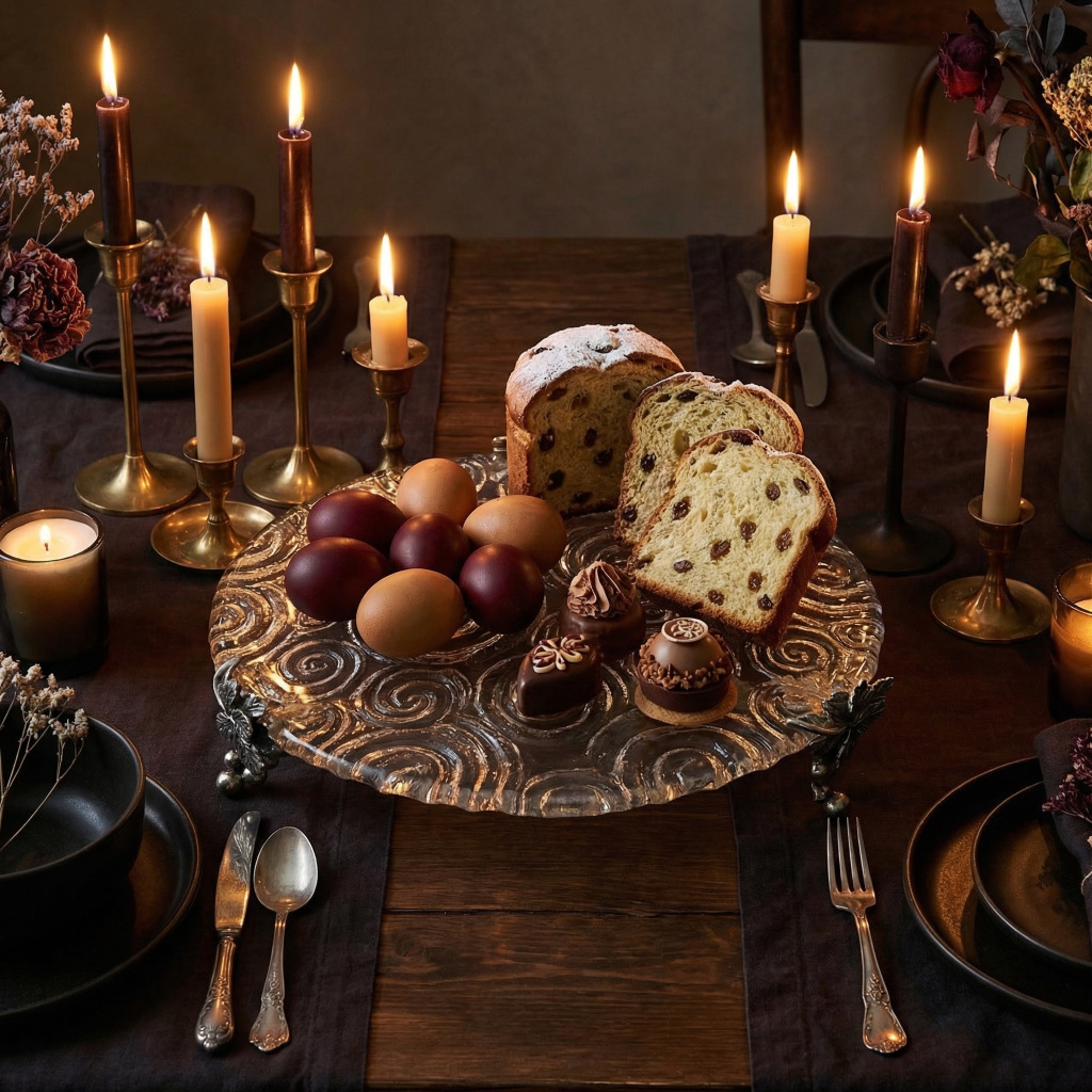 Поднос стеклянный Виноград.jpg