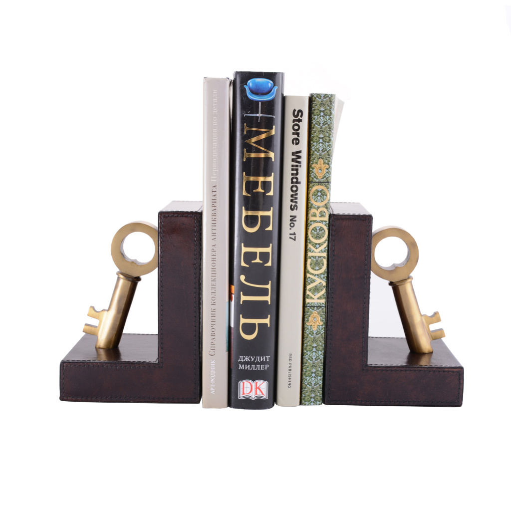 Держатель для книг "Ключи к тайне", коллекция "Изделия из кожи"