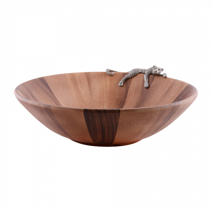 Чаша деревянная "Тигр", коллекция "Изделия из олова"