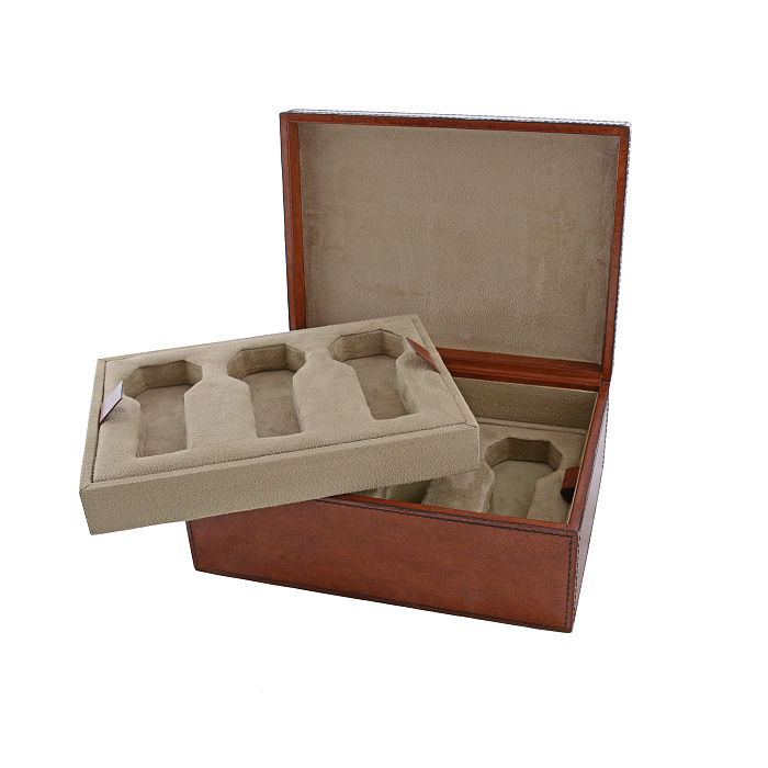 Шкатулка для часов, коллекция "Изделия из кожи"