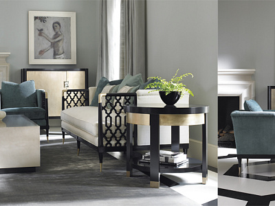 Гостиная в стиле американский модерн