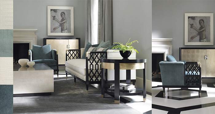 Гостиная в стиле американский модерн