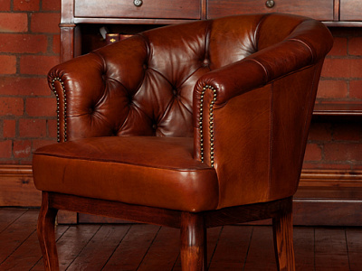 Кабинетные кресла в английском стиле