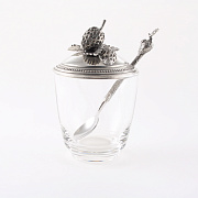 Сахарница с ложкой "Клубника"