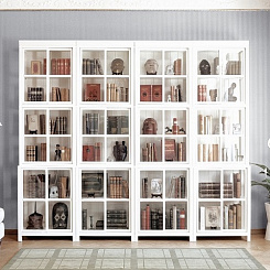 Книжная витрина в скандинавском стиле