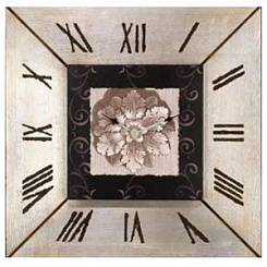  Часы "Роза в окне"