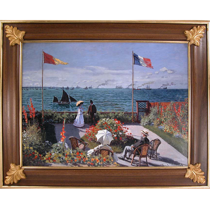 Репродукция "Терраса в Сент-Адресс"