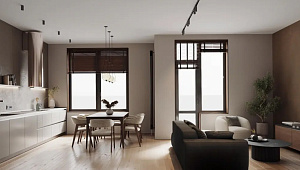 Современная Эстетика в ЖК "Притяжение"