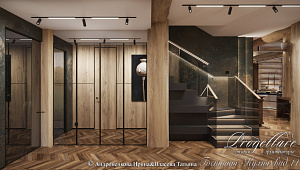 Дизайн интерьера в банном комплексе в КП "Резеденция у Озера"