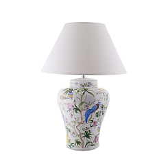 Настольная лампа с абажуром "Волшебный сад"