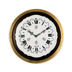 Часы с цветочным узором