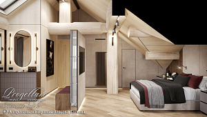 Дизайн интерьера в банном комплексе в КП "Резеденция у Озера"