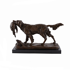 Статуэтка сеттер с фазаном