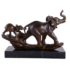 Статуэтка семейство слонов