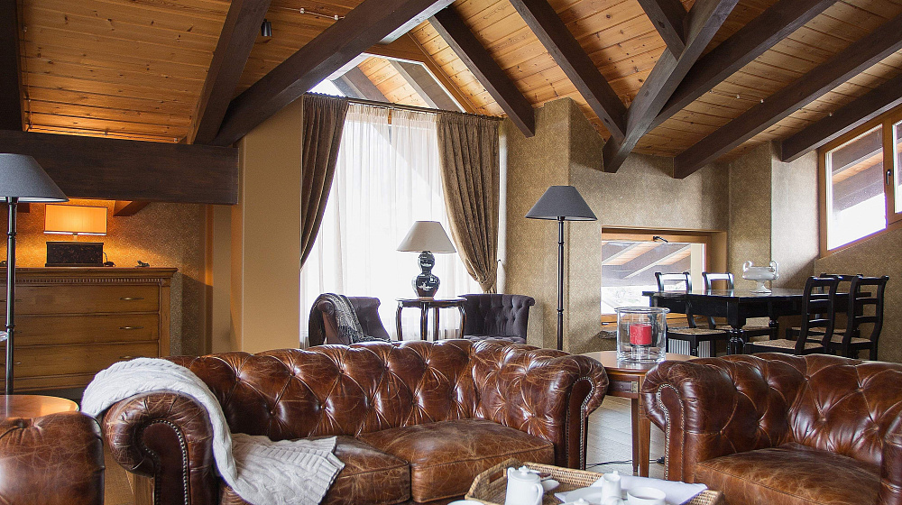 Мансардная квартира апарт-отеля в Красной Поляне