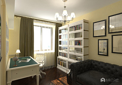 Варианты интерьера небольшого кабинета