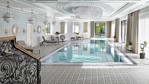 Уютный дом для семьи в стиле американская неоклассика