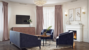 Проект четырехкомнатной квартиры на Крестовском острове