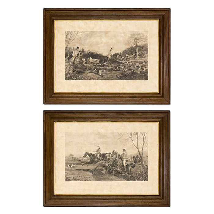 Картины "Охота на лис"