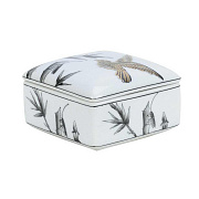 Шкатулка квадратная "Золотая птица"