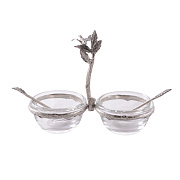 Соусник с ложками "Радужный тукан"