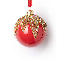 Красный шар с присыпкой