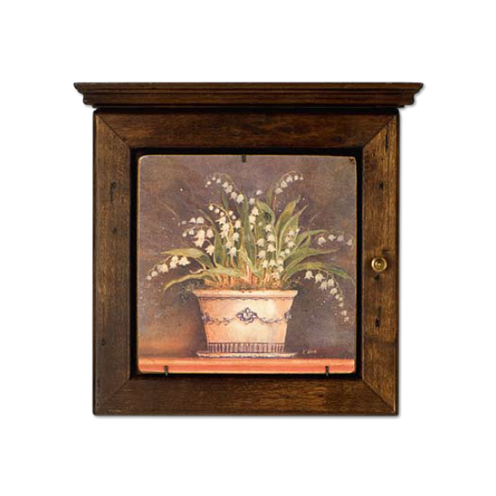 Ключница с цветами "Ландыши"