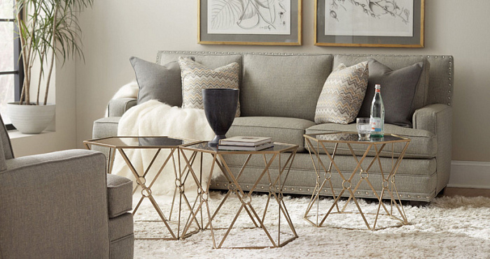 Столики "Блейкс" в интерьере гостиной
