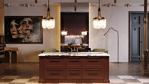 Проект Загородного дома. Эклектика с элементами модерна и классики