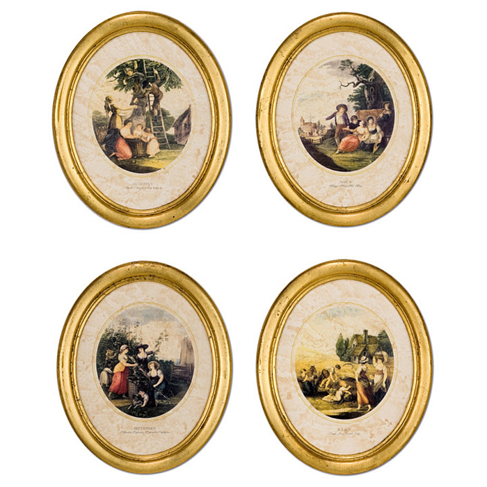 Картины "Месяцы"