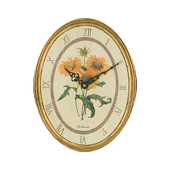 Часы с подсолнухами