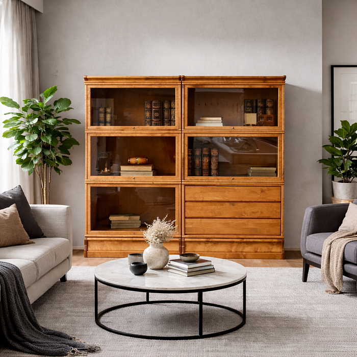 Книжный стеллаж "Бокнас - светлый орех"