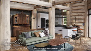 Дизайн интерьера в банном комплексе в КП "Резеденция у Озера"